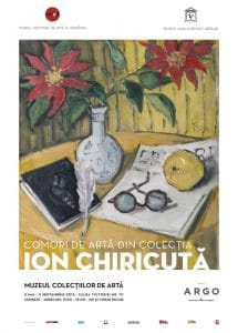 afis expo ''Comori de arta din Colectia Ion Chiricuta''