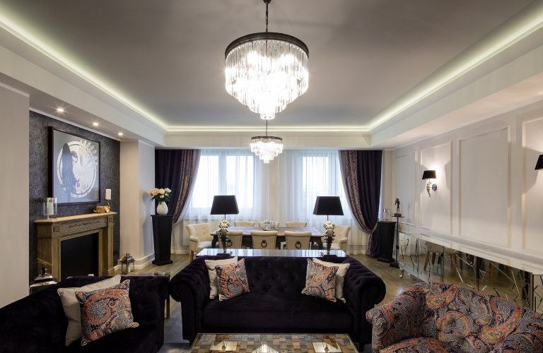 Decor retro in ambient contemporan